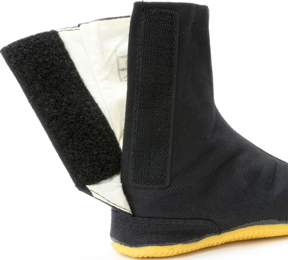 RIKIO H Sticky Tabi Kintaro Cushion (Adhesive), 5-Piece Magic Tape, Kids, Black, 21.5 Cm, HJK5MSP