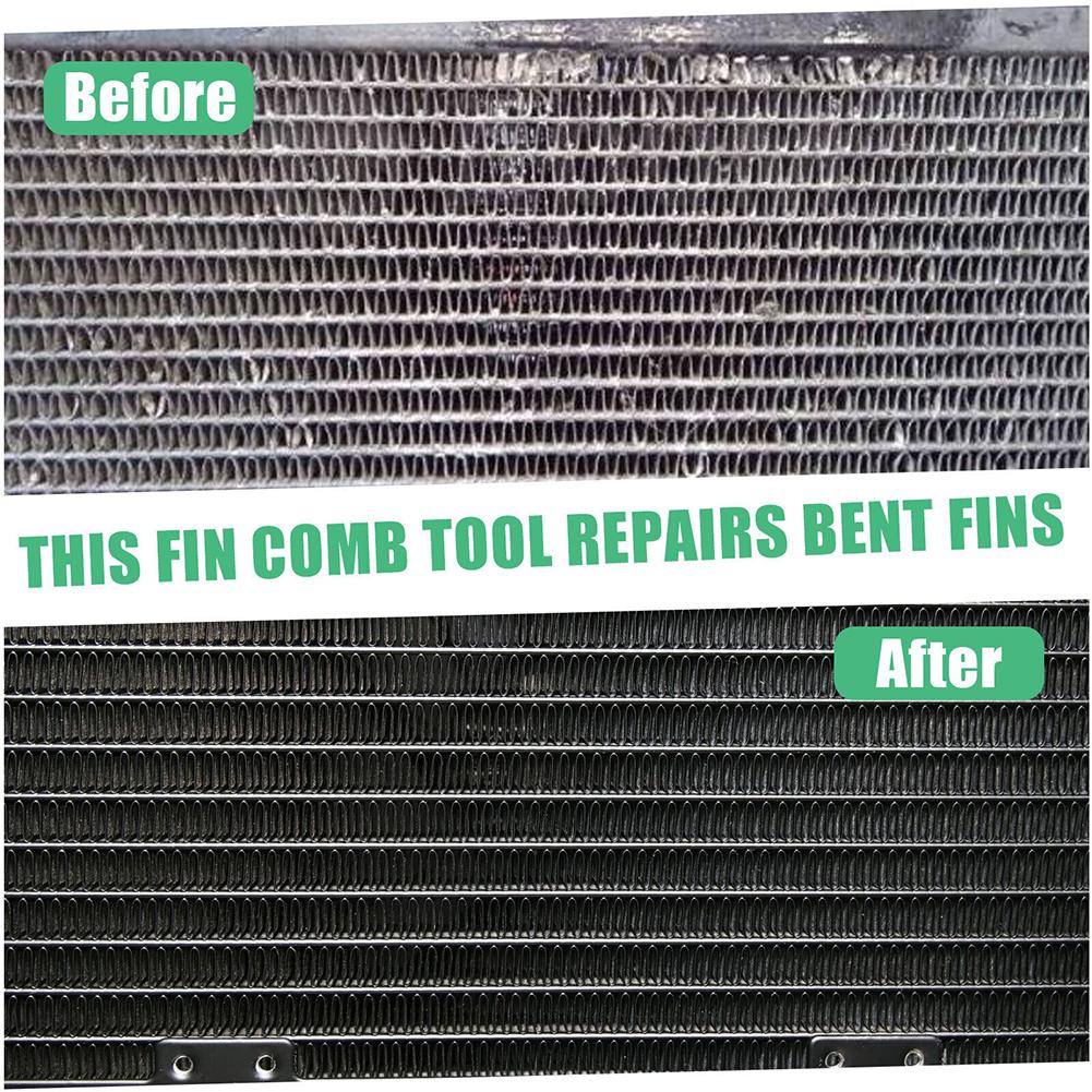 5pcs Air Conditioner Fin Cleaner Set 3 Different Condenser Fin Straightener 2 Different Condenser Brush Clean Set