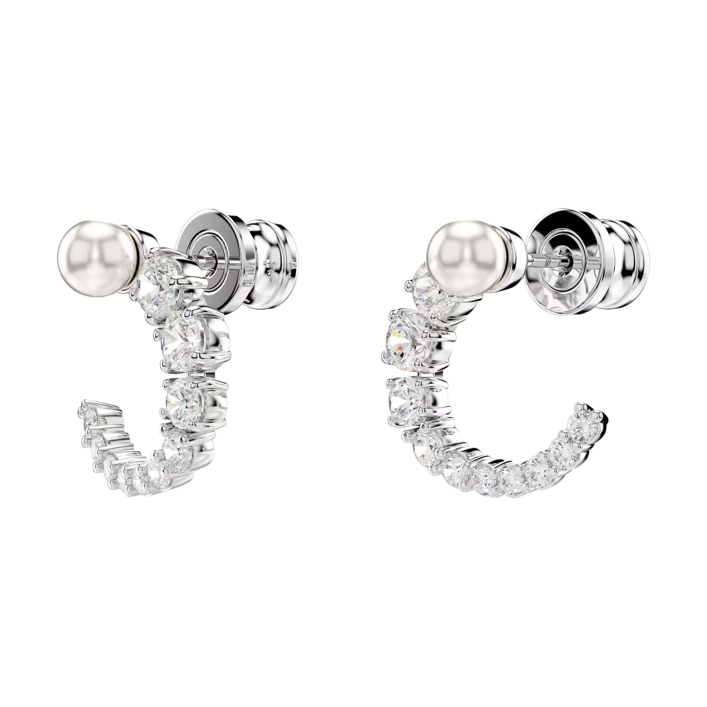 

Сережки Swarovski Matrix Open-Set з імітацією кристалів кубічного цирконію для жінок Білі 5692260 Box (Random Color)