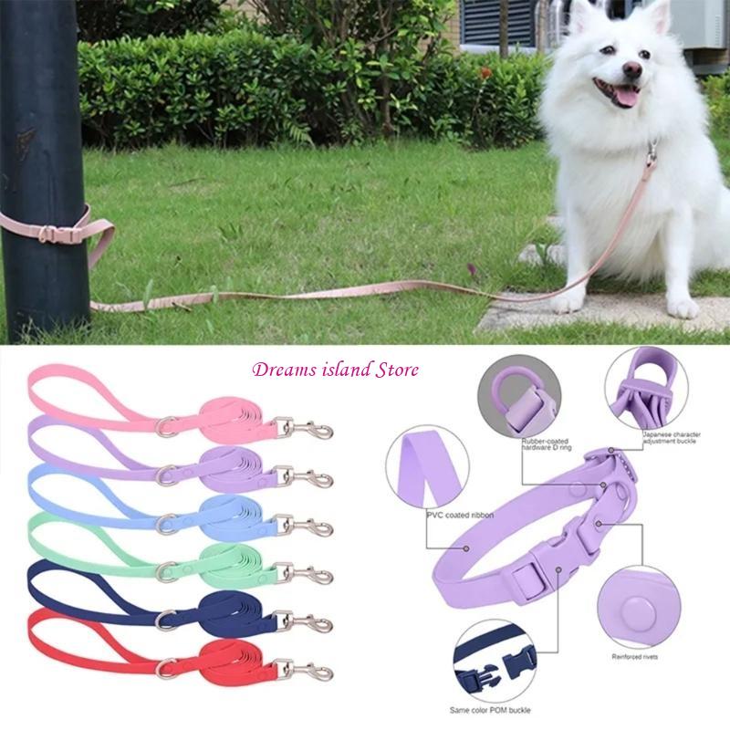Anti-Escape Dogs Collar Macaron Color Adjustable Dog Training Collar for Walking HX6C