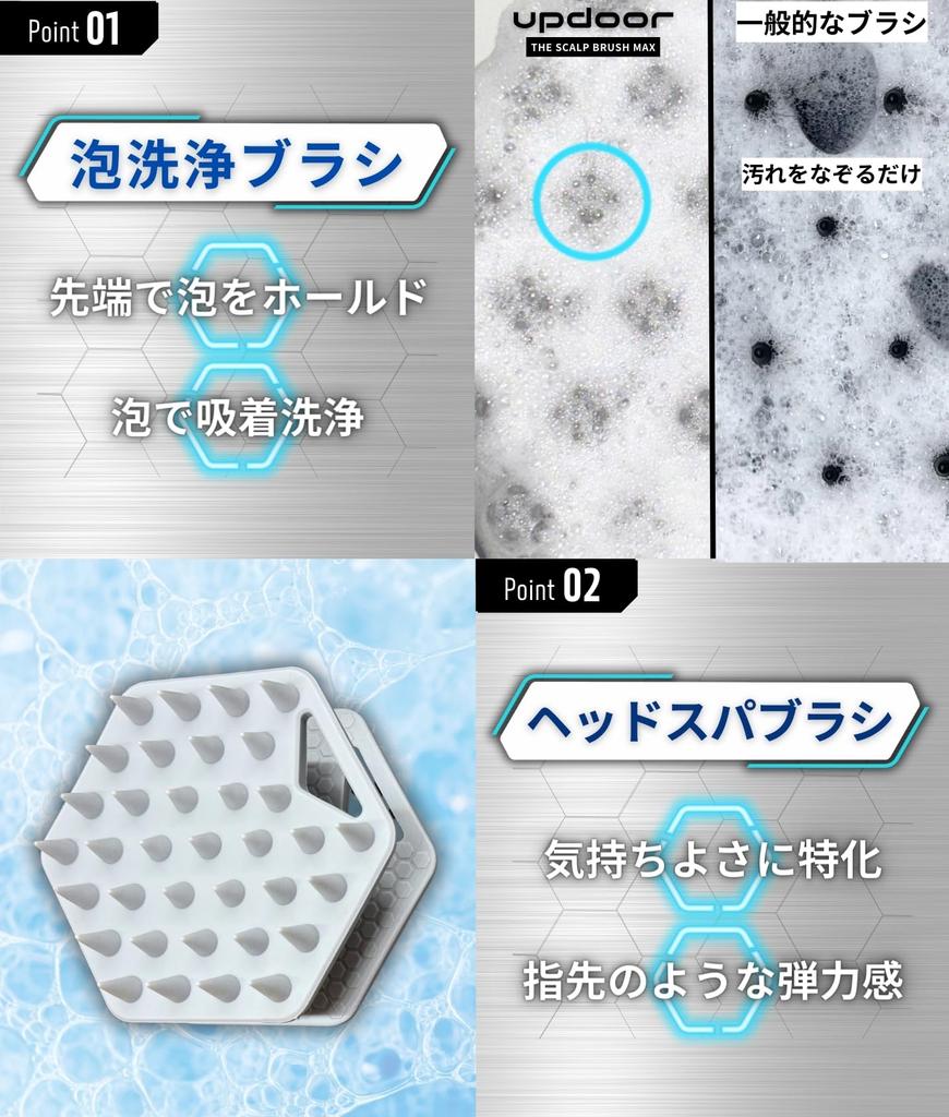 Scalp Scalp Shampoo Brush by Hair Hair Updoor [Men's Reform] Brush, Men's [Recommended Analysts] Head, Wash,