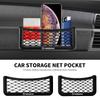 New Car Net Bag Phone Holder Organizer Car Seat Side Back Storage Bag For Nissan Qashqai X J10 J11 Trail Tiida Juke Teana Pulsar