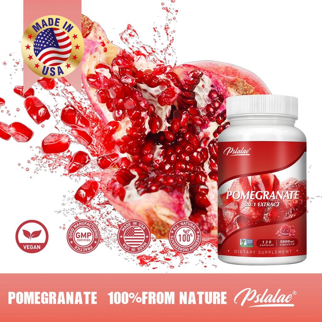 Pslalae Integratore alimentare, contenente 20:1 estratto di melograno altamente concentrato, nutrimento antiossidante naturale