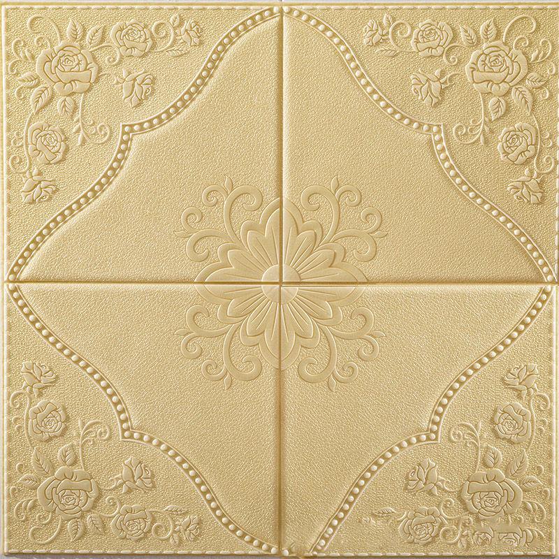 Ceiling Roof Decoration Wallpaper Self-adhesive Bedroom 3D Three-dimensional Waterproof Background Wall Wallpaper