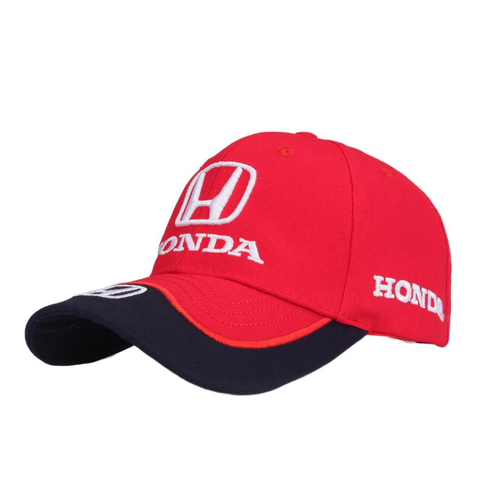 Car Logo Baseball Caps For Honda Civic Accord CRV Hrv Jazz Mugen Pilot Type R Type S VTEC Adjustable Outdoor Summer Sports Caps