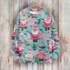 Christmas Sweatshirts For Women Knit Sweater Cute Shirt Fall Crewneck Pullover Tops