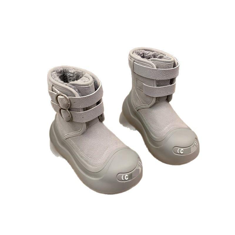 New High-top Snow Boots, Women's Cotton Shoes, Waterproof and Anti-slip Thick-soled Ankle Boots