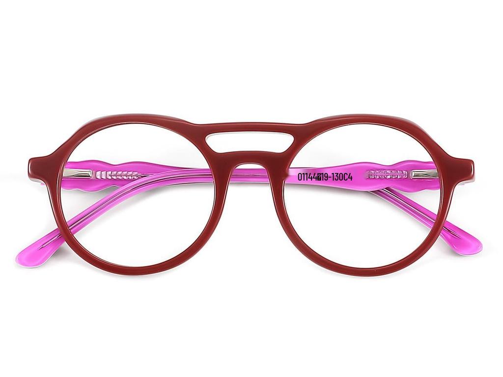 New High-End Retro Aviator Glasses with Slimming Design - Model 2701