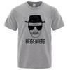 Heisenberg Walter White Breaking Bad Graphic T Shirt Y2K Streetwear Tee XS-XXL
