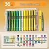 Washable Soft Tip Acrylic Marker for Kids - Layerable Watercolor Pen for Elementary Art
