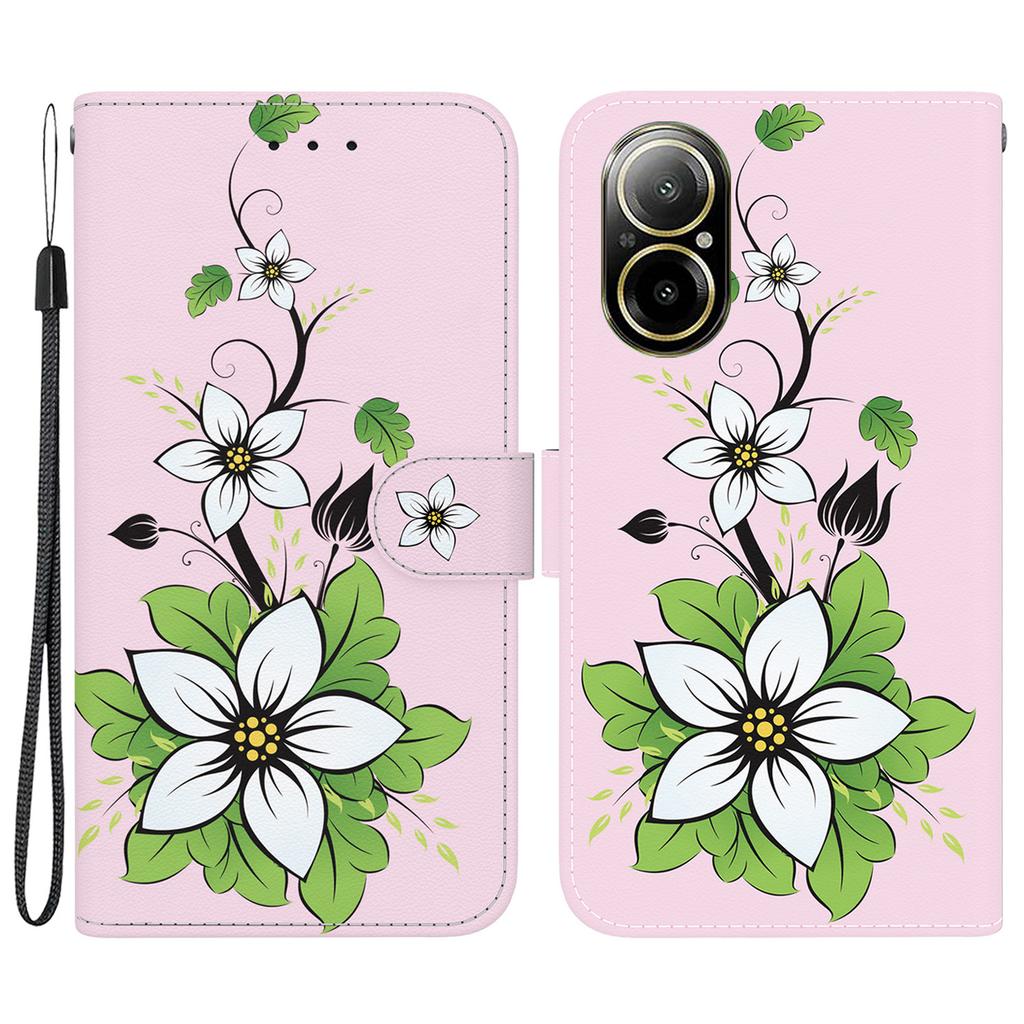 For Realme C67 4G Case Folio Leather Wallet Pattern Phone Cover