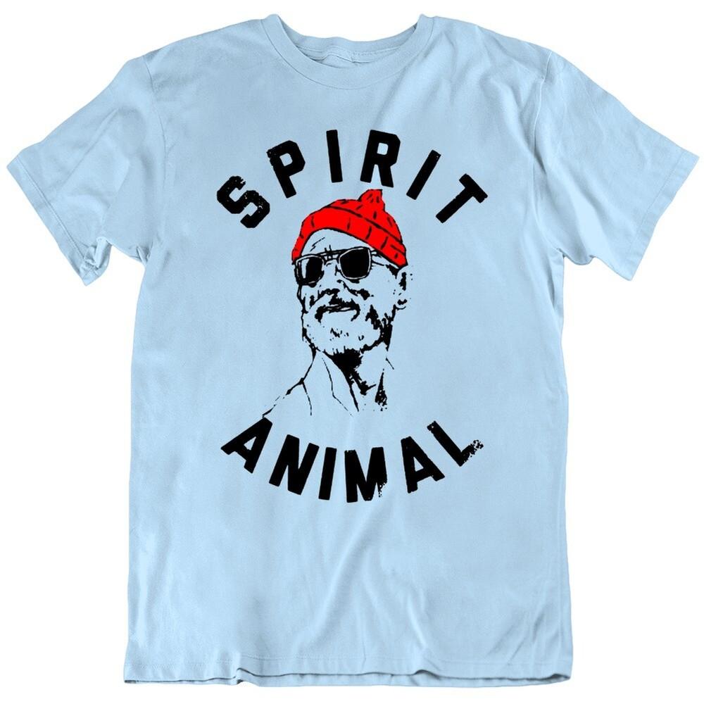 Spirit Animal Bill Murray  Life Aquatic   Steve Zissou Movie Fan T Shirt Unisex T-Shirt M