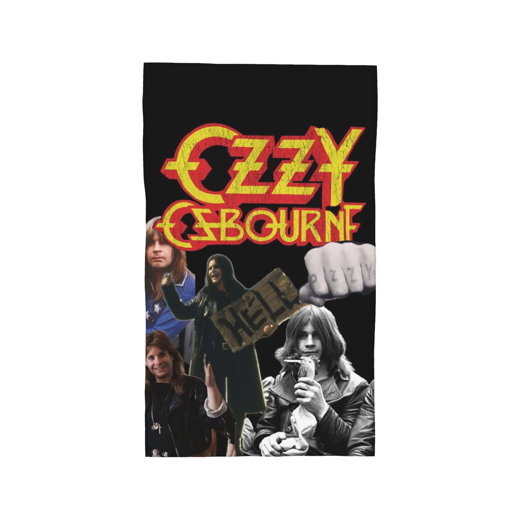

Ozzy Osbourne Soft Face Towel Quick Dry Pool Bath Cotton Towels Absorbent W30*H60(CM)