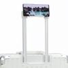 24" Aluminum Frame Luggage: Silent Zipper Trolley with Combination Lock, Universal Wheels, Wear-Resistant