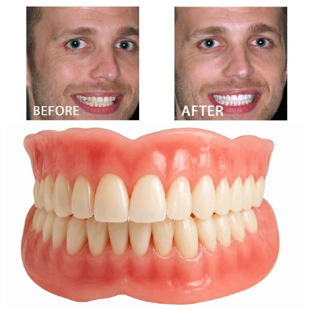 DIY Temporary Fake Tooth Confident Smile Upper Lower Veneers Teeth Dental Teaching