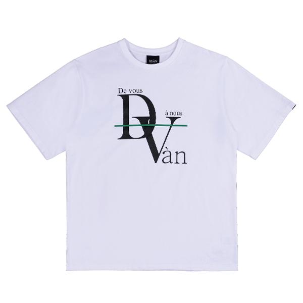 Devan Basic Logo T-Shirt White White/1 Size