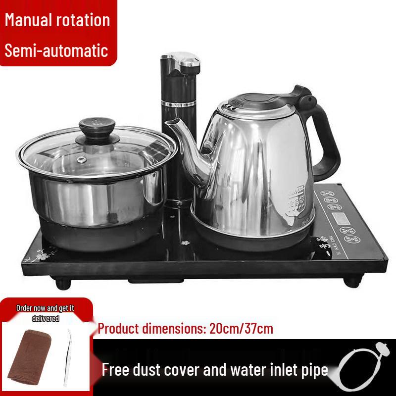 

Genuine Smart Automatic Anti-Scald Electric Kettle with Embedded Tea Table for Home and Office Use.