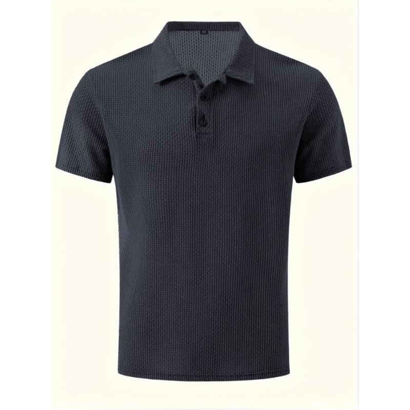 Summer Men's Polo Shirt Is Comfortable, Soft, Breathable, Skin-friendly and Casual