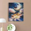 Full Round 5D Diamond Painting Moon Night Mosiac Personalized Gift  Embroidery Cross Stitch Home Decoration 30x40cm/12x16inch