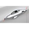 For Hyundai Elantra 11-16 Chrome Glossy Outside Door Bowl Cup Cover Trim 4PC Fit