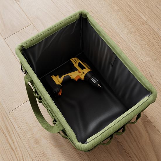 Borsa Organizzatrice Pieghevole per Attrezzi Borsa per Stoccaggio Attrezzi in Tessuto Oxford Multitasche Borsa Portatile per Attrezzi con Maniglie per Attrezzi da Elettricista Bagagliaio dell'Auto Campeggio