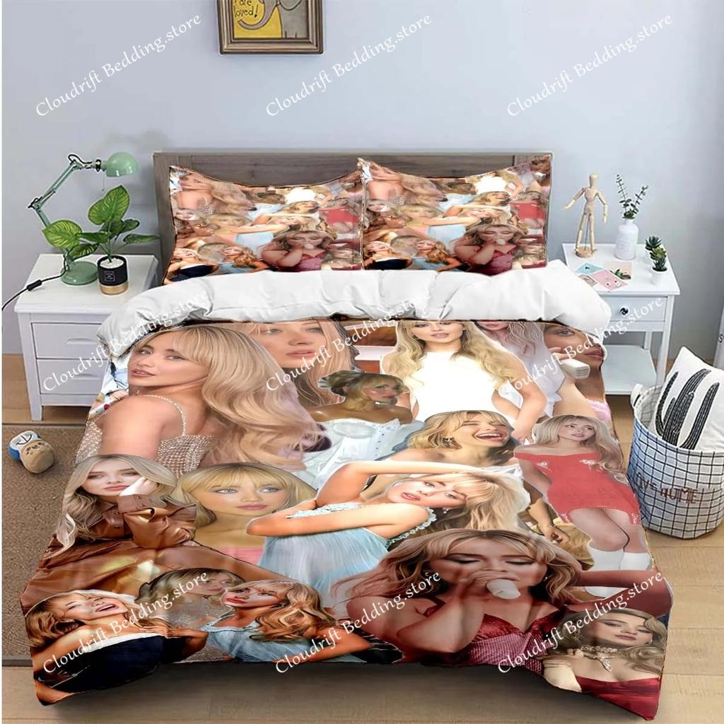 Hot Pop Female Singer S-Sabrina Bedding Sets Bed Supplies Set Duvet Cover Bed Comforter Set Bedding Set Luxury Gift