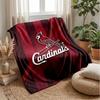 St. Louis Cardinals Flannel Fleece Blanket Cozy Warm Throw Blanket For Couch Bed Travel All Season Use
