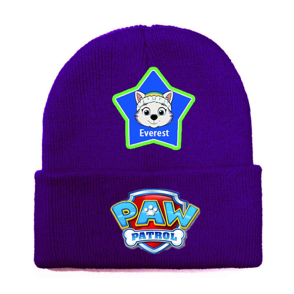 Paw Patrol Knit Beanie Acrylic Warm Windproof Winter Hat For Kids Cartoon Character Fans