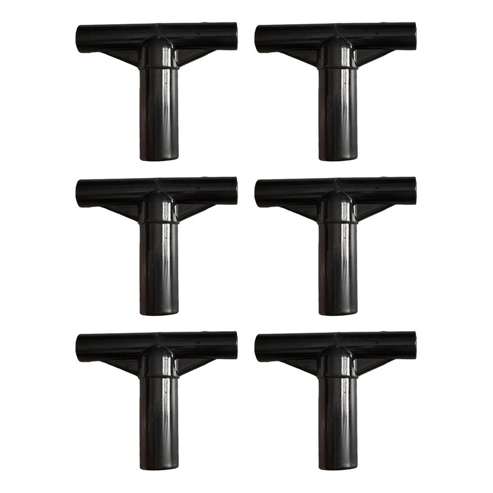 6pcs Trampoline Parts Trampoline Enclosure Replacement Tube Quick Connect Pole Caps Trampoline Pole Caps Expansion Fittings
