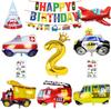 QNZXXQ Boy's Birthday Decorations Large Car Balloon 2nd Birthday Balloon Party Decorations