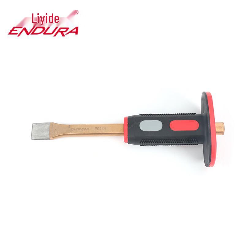 ENDURA Dual-Color Handle Octagonal Steel Flat Chisel
