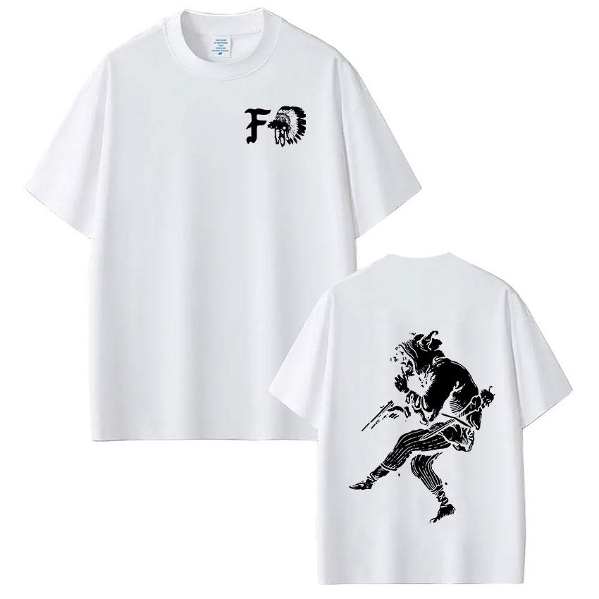 Forward Observations Group Skeleton Print Tshirt Unisexs Clothing Retro Gothic Oversized Casual Short Sleeve T Shirt Streetwear