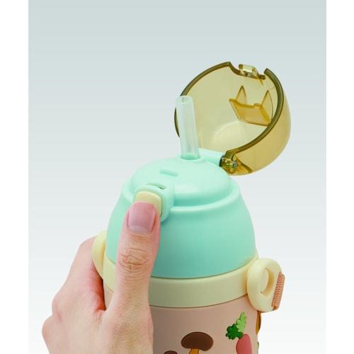 Skater Stainless Steel Children's Water Bottle 380ml Straw Drinking 3D My Neighbor Totoro Vegetable Color Ghibli SSPV4