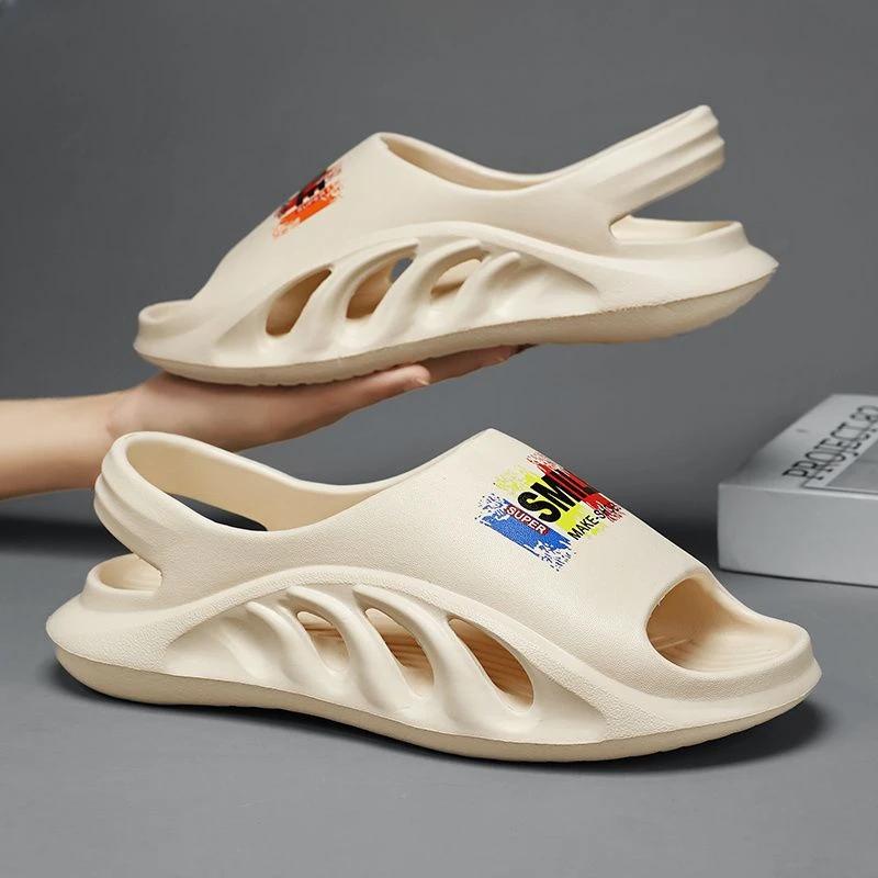 Fashion Open Toe Height Men's Sandal With Platform Casual Male Shoe Wholesale Breathable New Summer Low Price Outdoor Non-slip Adult V