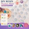 Non Stick Silicone Resin Mold High Quality Durable for Crystal Epoxy Pendant Single Drop Shaped Jewelry Casting