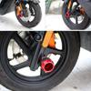 2PC Universal Motorcycle Frame Slider Aluminum Alloy Front Fork Cup Falling Crush Protector Carbon Fiber for Motorbike Scooter