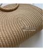 Korean Style Women's Handbag: 2026 Summer Woven Cotton Rope Tote