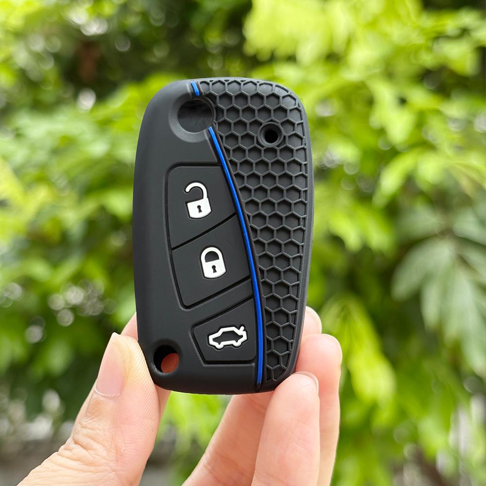 

Keychain Protection For Fiat Grande Punto Panda Dot Streetka Vehicles For Ford Ka Silicone Car Remote Key Cover Holder