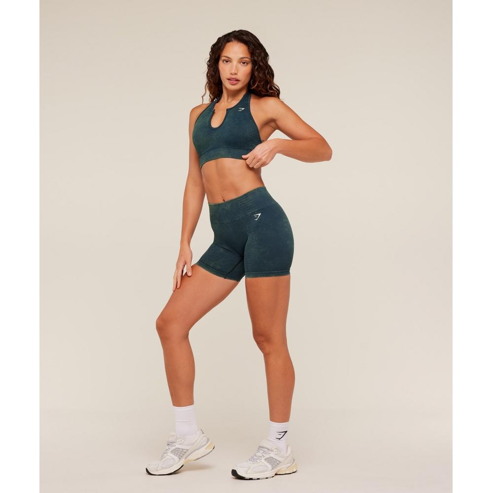 Gymshark Steel Seamless Shorts Deep Petrol Blue B6b3p Udth