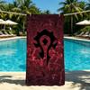 Game W-World of W-Warcraft Towel For Outdoor Camping Beach Towel Super Absorbent Quick-Drying Summer Towel