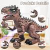 Electric Walking Dinosaur Toy Simulated Tyrannosaurus Rex Model Electronic Robot With Light Sound Projection Kids Boys Gift