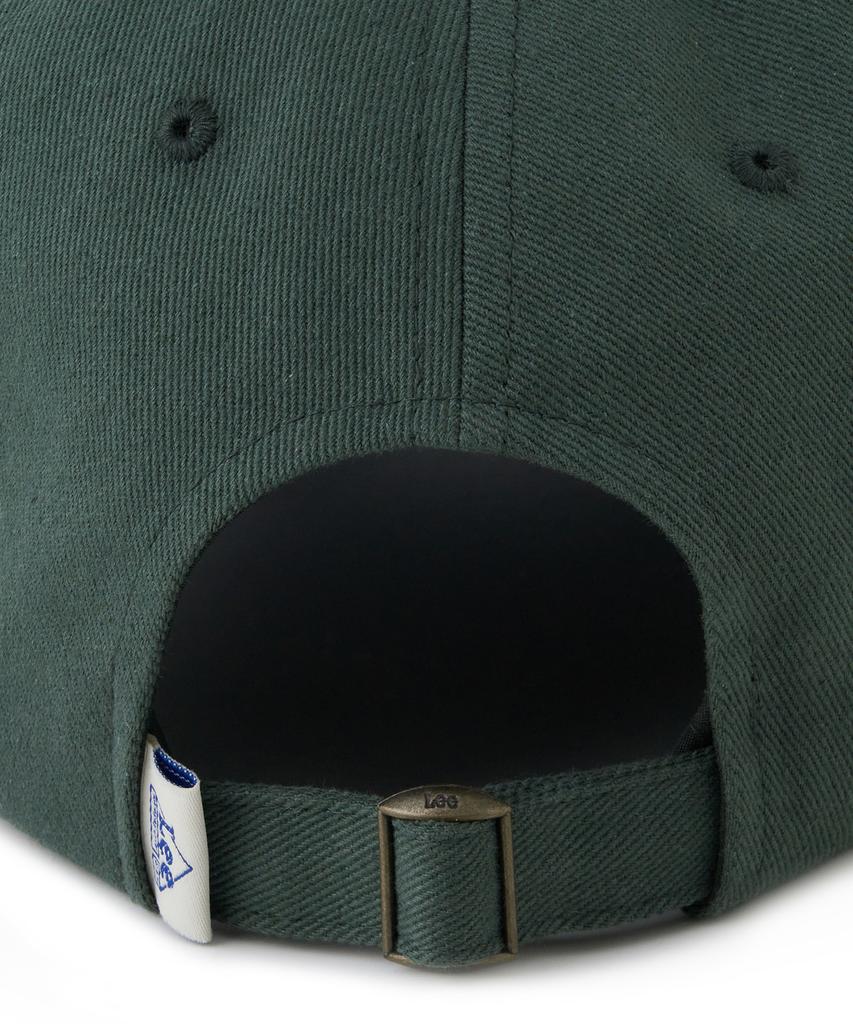 LEE Vintage Logo Suede Color Block Ball Cap Dark Fine