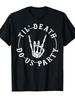Unisex T-shirt Halloween Till Death Do Us Party Skeleton Hand Bachelorette T-Shirt