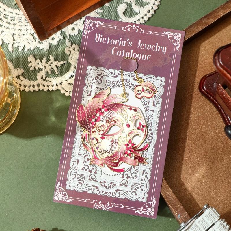 

Metal Bookmarks Exquisite Book Mark with Chain, Creative Retro Jewelry Bookmarks for Book Lovers, Gift for Readers Students