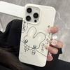 Cartoon Rabbit Pattern Protective Phone Case For iPhone 16 Pro Max 15 14 13 12 11 Pro Plus 16E Lovely Animals Shockproof Cover