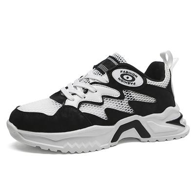 Herren Koreanische Schnürsenkel Trendige Sportschuhe Vier Jahreszeiten Weiche Sohle Komfort Kasual Sneakers Outdoor Studenten Laufschuhe Größe 47