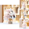 Plush Rabbit Toy Pendant Wedding Gift Cute Animal Plush Doll For Bridal Decor