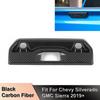 CARBON FIBER Rear Tailgate Handle COVER DECOR For Chevy SilveradoGMC Sierra 19+