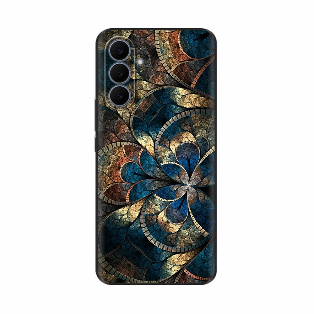 For Samsung Galaxy S25 FE Case Sweet Patterns Soft Liquid Silicone Cover For Samsung S25 FE Phone Cases S25FE Shockproof Fudnas