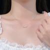 Bamboo Necklaces with A Niche Design That Is Minimalist and High-end In Chinese Style. The Design Feels Like A Polaroid Collarbone Chain